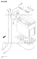 BATTERY for Suzuki KINGQUAD 400 2021
