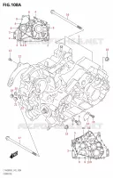 CRANKCASE for Suzuki KINGQUAD 400 2021