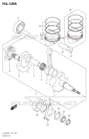 CRANKSHAFT for Suzuki KINGQUAD 400 2021