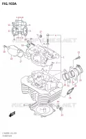 CYLINDER HEAD for Suzuki KINGQUAD 400 2021