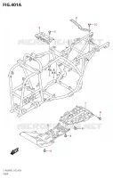 FRAME for Suzuki KINGQUAD 400 2021