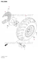 FRONT WHEEL for Suzuki KINGQUAD 400 2021