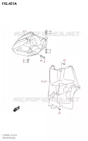 HEADLAMP HOUSING for Suzuki KINGQUAD 400 2021