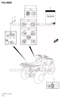 LABEL for Suzuki KINGQUAD 400 2021