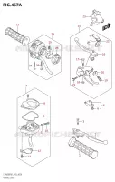LEVERS   HANDGRIPS for Suzuki KINGQUAD 400 2021