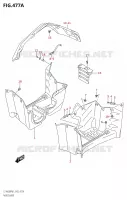 MUDGUARD for Suzuki KINGQUAD 400 2021