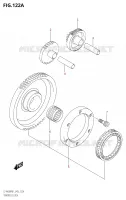 STARTER MOTOR CLUTCH for Suzuki KINGQUAD 400 2021