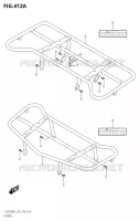 CARRIER (P03,P33) for Suzuki KINGQUAD 750 2021