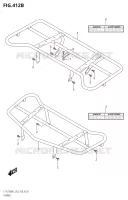 CARRIER (P28) for Suzuki KINGQUAD 750 2021