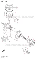 CRANKSHAFT for Suzuki KINGQUAD 750 2021