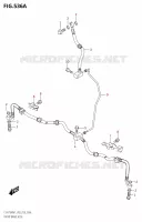 FRONT BRAKE HOSE for Suzuki KINGQUAD 750 2021
