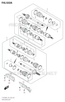 FRONT DRIVESHAFT for Suzuki KINGQUAD 750 2021