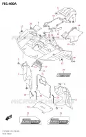 FRONT FENDER (P03,P33) for Suzuki KINGQUAD 750 2021