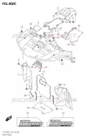 FRONT FENDER (P28) for Suzuki KINGQUAD 750 2021