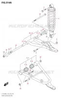 FRONT SUSPENSION ARM for Suzuki KINGQUAD 750 2021