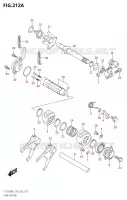 GEAR SHIFTING ASSY for Suzuki KINGQUAD 750 2021