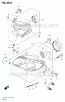 HEADLIGHT for Suzuki KINGQUAD 750 2021