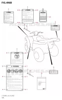 LABEL (P03,P33) for Suzuki KINGQUAD 750 2021