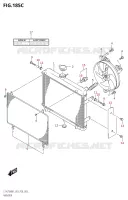 RADIATOR (P28) for Suzuki KINGQUAD 750 2021