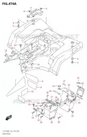 REAR FENDER for Suzuki KINGQUAD 750 2021