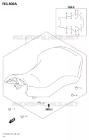 SEAT for Suzuki KINGQUAD 750 2021