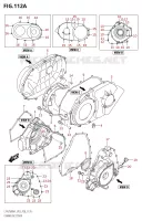 CRANKCASE COVER for Suzuki KINGQUAD 750 2021