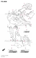 FRONT FENDER (P03,P33) for Suzuki KINGQUAD 750 2021