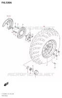 FRONT WHEEL for Suzuki KINGQUAD 750 2021