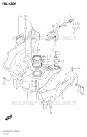 FUEL TANK (P03,P28) for Suzuki KINGQUAD 750 2021