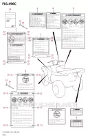 LABEL (P28) for Suzuki KINGQUAD 750 2021