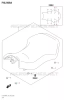 SEAT for Suzuki KINGQUAD 750 2021