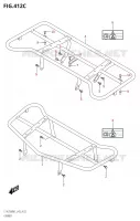 CARRIER for Suzuki KINGQUAD 750 2021