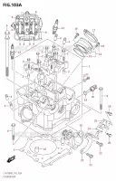 CYLINDER HEAD for Suzuki KINGQUAD 750 2021