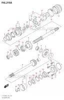 DRIVESHAFT for Suzuki KINGQUAD 750 2021