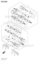 FRONT DRIVESHAFT for Suzuki KINGQUAD 750 2021