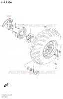 FRONT WHEEL for Suzuki KINGQUAD 750 2021