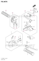 LEVERS   HANDGRIPS for Suzuki KINGQUAD 750 2021