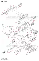 SWINGARM for Suzuki KINGQUAD 750 2021