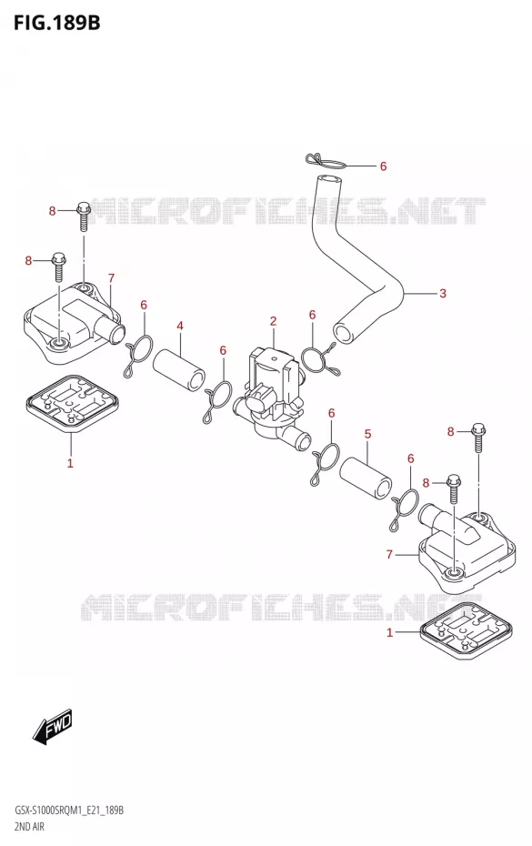 ANTI POLLUTION SYSTEM Suzuki MOTO 1000 KATANA 2021  GSX-S1000SRQ M1 (E21)