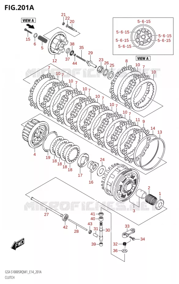 CLUTCH Suzuki MOTO 1000 KATANA 2021  GSX-S1000SRQ M1 (E14)