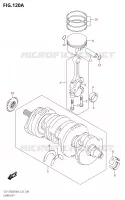 CRANKSHAFT for Suzuki KATANA 1000 2021