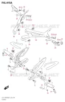 FOOTREST for Suzuki KATANA 1000 2021