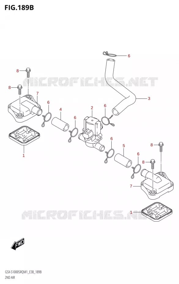 ANTI POLLUTION SYSTEM Suzuki MOTO 1000 KATANA 2021  GSX-S1000SRQ M1 (E38)