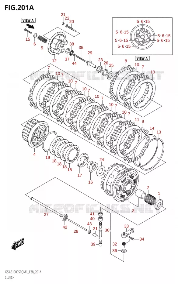 CLUTCH Suzuki MOTO 1000 KATANA 2021  GSX-S1000SRQ M1 (E38)