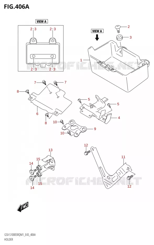 HOLDER Suzuki MOTO 1000 KATANA 2021  GSX-S1000SRQ M1 (E43)
