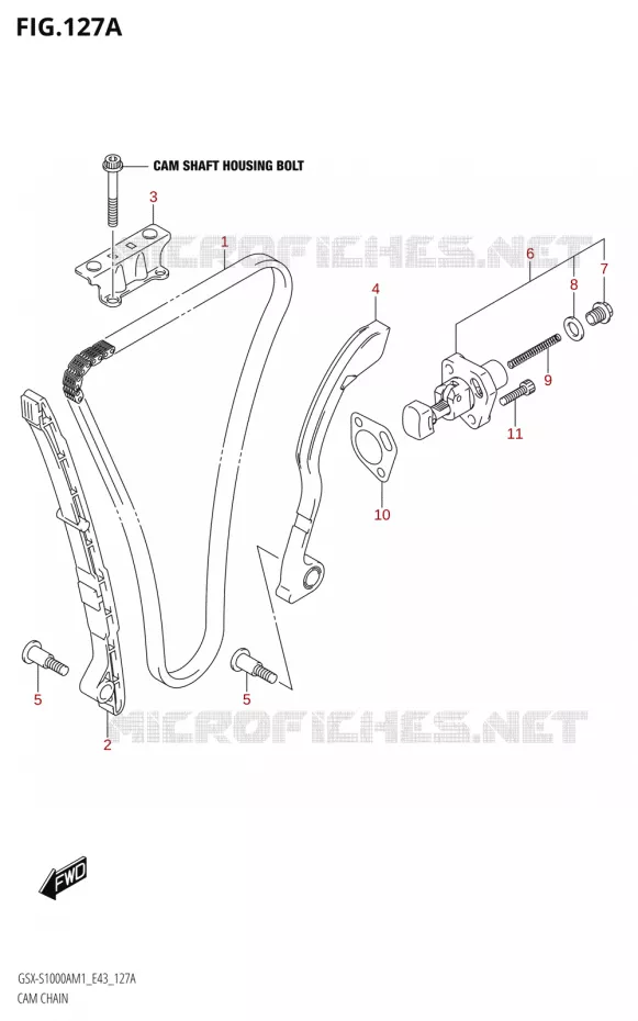 TIMING Suzuki MOTO 1000 GSX-S 2021  GSX-S1000A M1 /​ GSX-S1000AZ M1 (E43)