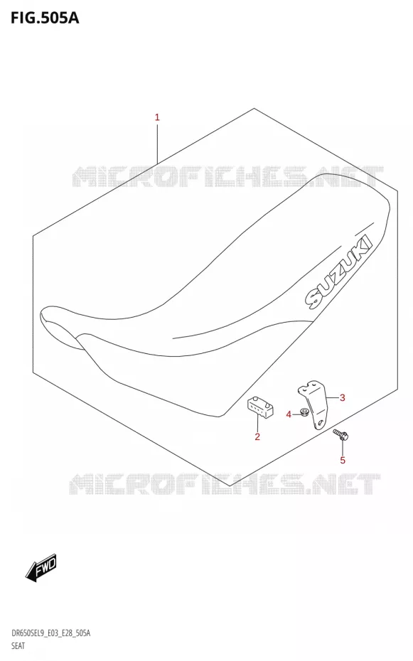 SEAT Suzuki MOTO 650 DR 2019  DR650SE L9 (E03)