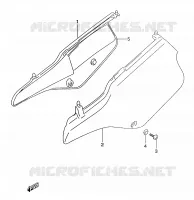 FAIRING for Suzuki Autres-modeles 50 2001
