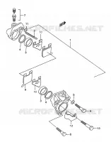FRONT CALIPER for Suzuki Autres-modeles 50 2001