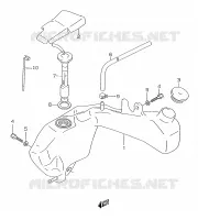OIL TANK for Suzuki Autres-modeles 50 2001